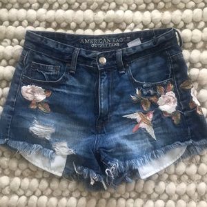 American Eagle vintage hi rise festival shorts